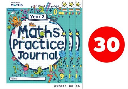 White Rose Maths Practice Journals Year 2 Workbooks: Pack of 30 - Mary-Kate Connolly - 9781382044660